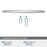 Arc Zinc Polished Chrome Cabinet Pull 8