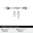 Intertwine Aluminum Polished Chrome Cabinet Pull 10