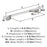 Ravino Zinc Polished Chrome Cabinet Pull 8
