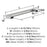 Composite Zinc Polished Chrome Cabinet Pull 9