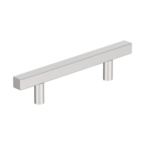Bar Pulls Square Zinc Polished Chrome Cabinet Pull 2