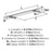 Bar Pulls Square Zinc Polished Chrome Cabinet Pull 8