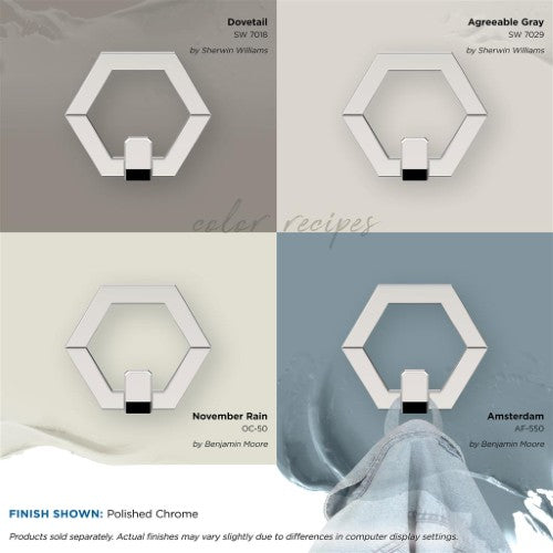 Prismo Zinc Polished Chrome Hook 7