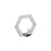Prismo Zinc Polished Chrome Hook 1