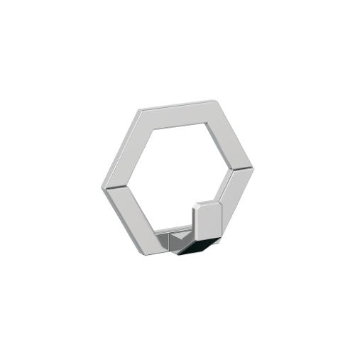 Prismo Zinc Polished Chrome Hook 1