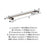 Monument Zinc & Stainless Steel Chrome Towel Bar 5