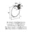 Highland Ridge Zinc & Stainless Steel Chrome Towel Ring 2
