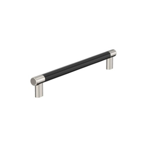 Esquire Zinc & Stainless Steel Polished Nickel / Black Bronze Appliance Pull 1