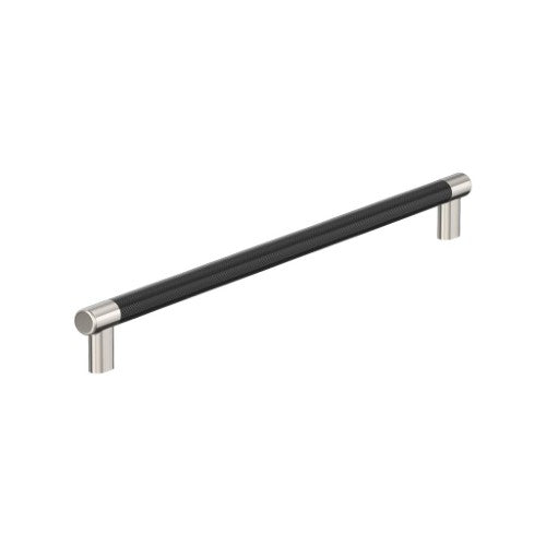 Esquire Zinc & Stainless Steel Polished Nickel / Black Bronze Appliance Pull 2