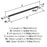 Esquire Zinc & Stainless Steel Polished Nickel / Black Bronze Appliance Pull 5