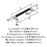Esquire Zinc & Stainless Steel Polished Nickel / Black Bronze Cabinet Pull 6