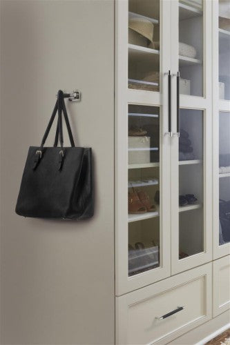 Esquire Zinc  Polished Nickel / Black Bronze Cabinet Pull 3