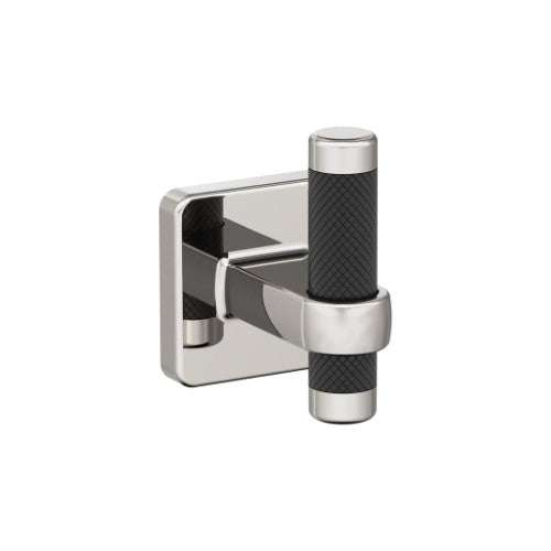 Esquire Zinc & Stainless Steel Polished Nickel / Black Bronze Hook 1