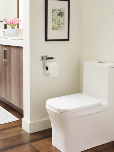 Esquire Zinc & Stainless Steel Polished Nickel / Black Bronze Toilet Paper Holder 4