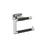Esquire Zinc & Stainless Steel Polished Nickel / Black Bronze Toilet Paper Holder 1