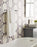 Esquire Zinc & Stainless Steel Polished Nickel / Black Bronze Towel Bar 6