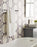 Esquire Zinc & Stainless Steel Polished Nickel / Black Bronze Towel Bar 7