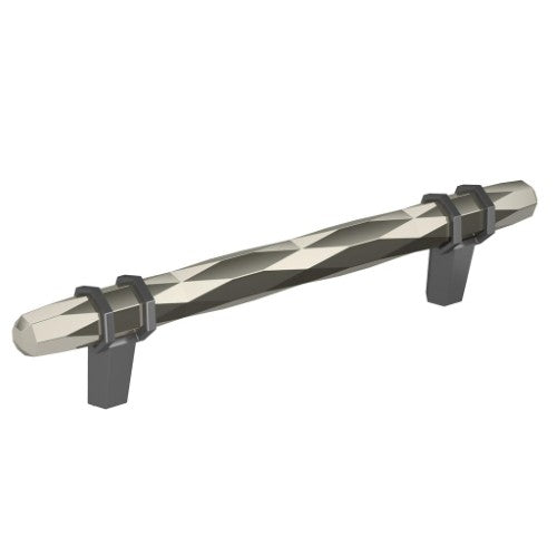 London Zinc Polished Nickel / Black Chrome Cabinet Pull 4