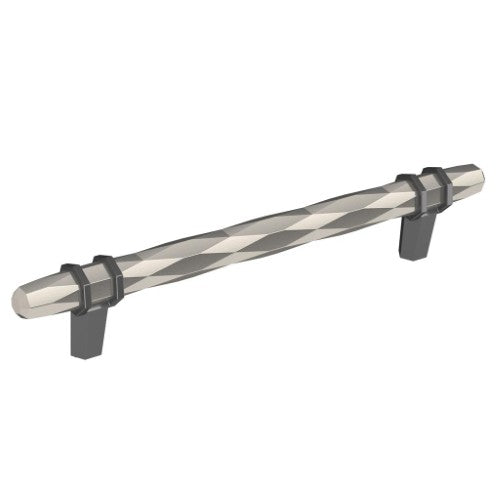 London Zinc Polished Nickel / Black Chrome Cabinet Pull 5