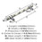 London Zinc Polished Nickel / Black Chrome Cabinet Pull 10