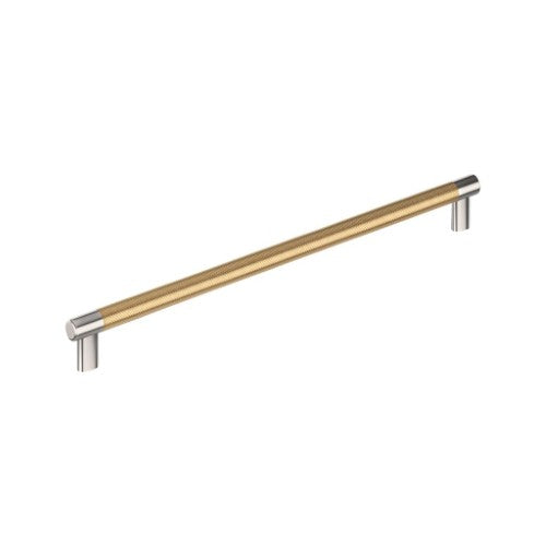 Esquire Zinc & Stainless Steel Polished Nickel / Champagne Bronze Appliance Pull 2