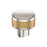 Esquire Zinc Polished Nickel / Champagne Bronze Cabinet Knob 1