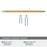 Esquire Zinc & Stainless Steel Polished Nickel / Champagne Bronze Cabinet Pull 12