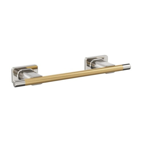 Esquire Zinc & Stainless Steel Polished Nickel / Champagne Bronze Towel Bar 1