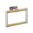 Esquire Zinc & Stainless Steel Polished Nickel / Champagne Bronze Towel Ring 1