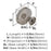 Oberon Zinc & Acrylic Polished Nickel / Frosted Acrylic Cabinet Knob 3
