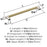 Esquire Zinc & Stainless Steel Polished Nickel / Golden Champagne Appliance Pull 4
