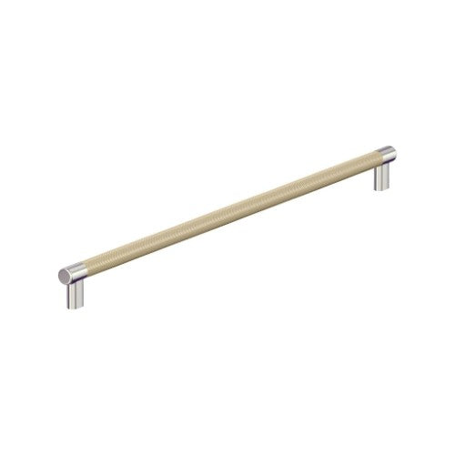 Esquire Zinc & Stainless Steel Polished Nickel / Golden Champagne Appliance Pull 3