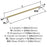 Esquire Zinc & Stainless Steel Polished Nickel / Golden Champagne Appliance Pull 6