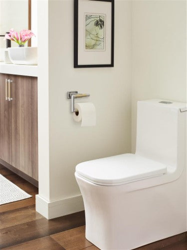 Esquire Zinc & Stainless Steel Polished Nickel / Golden Champagne Toilet Paper Holder 4