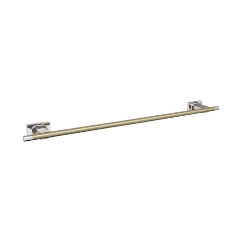 Esquire Zinc & Stainless Steel Polished Nickel / Golden Champagne Towel Bar 2