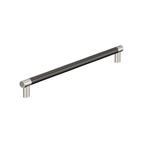 Esquire Zinc & Stainless Steel Polished Nickel / Gunmetal Appliance Pull 2