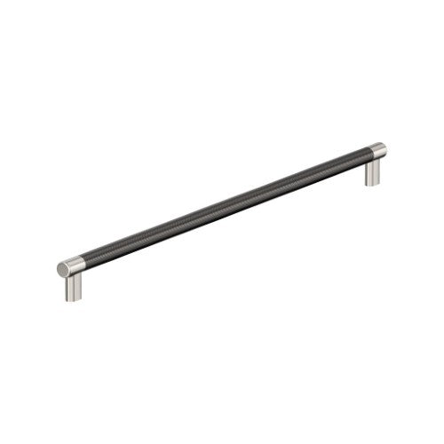 Esquire Zinc & Stainless Steel Polished Nickel / Gunmetal Appliance Pull 3