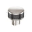 Esquire Zinc Polished Nickel / Gunmetal Cabinet Knob 1