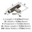 Esquire Zinc & Stainless Steel Polished Nickel / Gunmetal Cabinet Knob 1