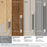 Esquire Zinc & Stainless Steel Polished Nickel / Gunmetal Cabinet Pull 19