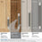 Esquire Zinc & Stainless Steel Polished Nickel / Gunmetal Cabinet Pull 16