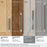 Esquire Zinc & Stainless Steel Polished Nickel / Gunmetal Cabinet Pull 14