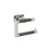 Esquire Zinc & Stainless Steel Polished Nickel / Gunmetal Toilet Paper Holder 1