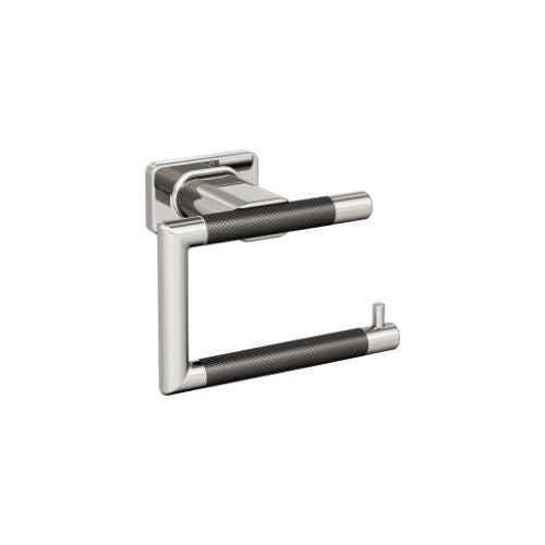 Esquire Zinc & Stainless Steel Polished Nickel / Gunmetal Toilet Paper Holder 1