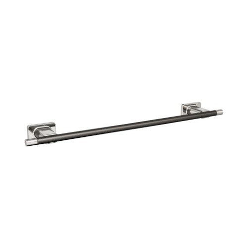 Esquire Zinc & Stainless Steel Polished Nickel / Gunmetal Towel Bar 1