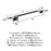 Esquire Zinc & Stainless Steel Polished Nickel / Gunmetal Towel Bar 3