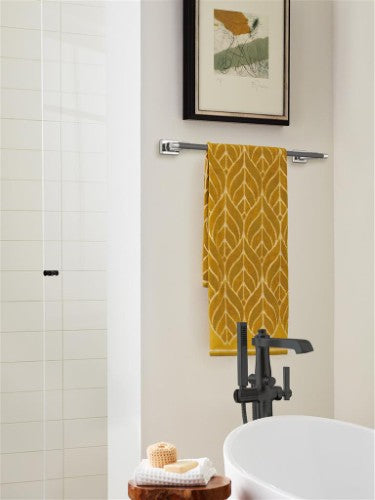 Esquire Zinc & Stainless Steel Polished Nickel / Gunmetal Towel Bar 9