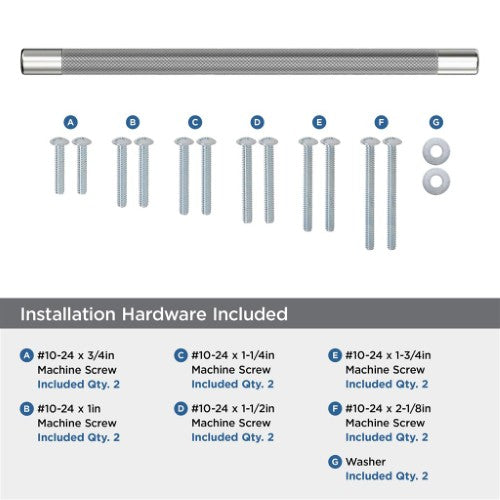 Esquire Zinc & Stainless Steel Polished Nickel / Stainless Steel Appliance Pull 7