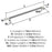 Esquire Zinc & Stainless Steel Polished Nickel / Stainless Steel Appliance Pull 5