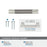 Esquire Zinc & Stainless Steel Polished Nickel / Stainless Steel Cabinet Pull 22